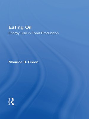 cover image of Eating Oil